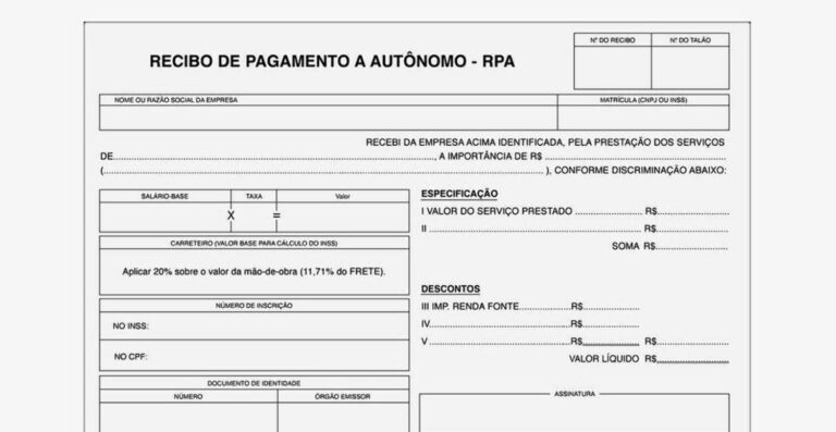 RPA substitui nota fiscal para trabalhadores autônomos